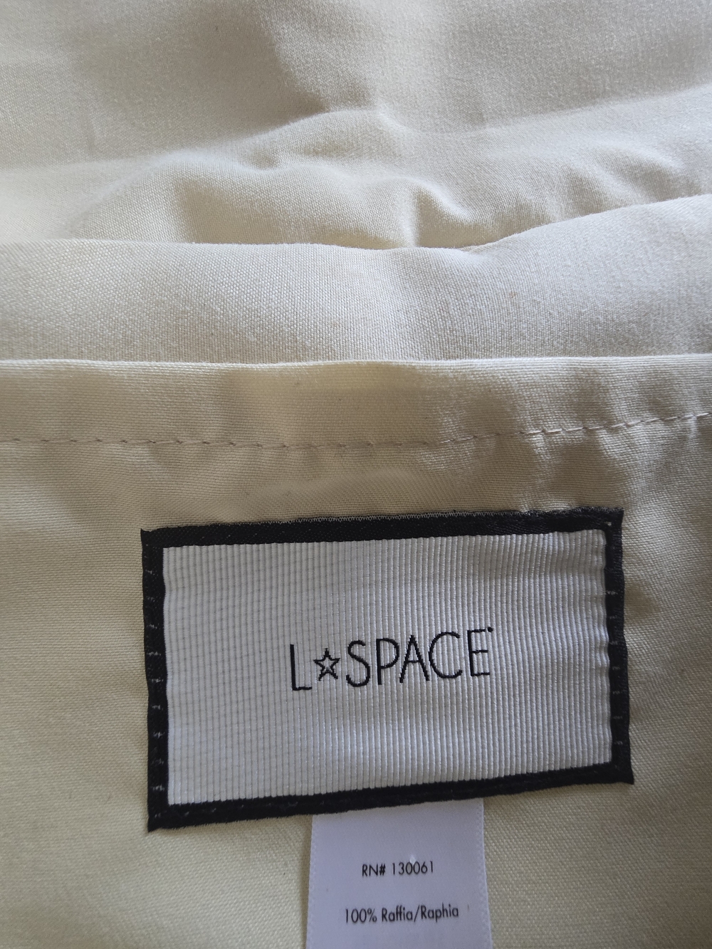 L*Space Camaya Woven Paper Raffia Convertible Shoulder Bag / Clutch - Picture 7 of 7